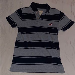 Hollister striped polo